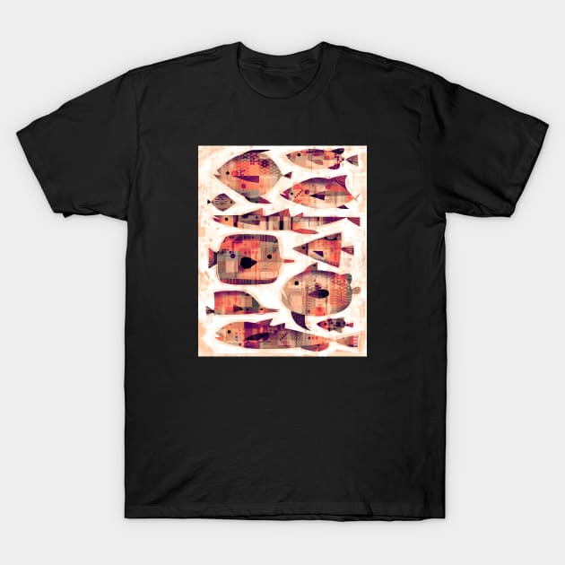 Fossil Fish T-Shirt by Gareth Lucas